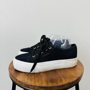 Soviet Black Platform Sneakers Women’s Size 9